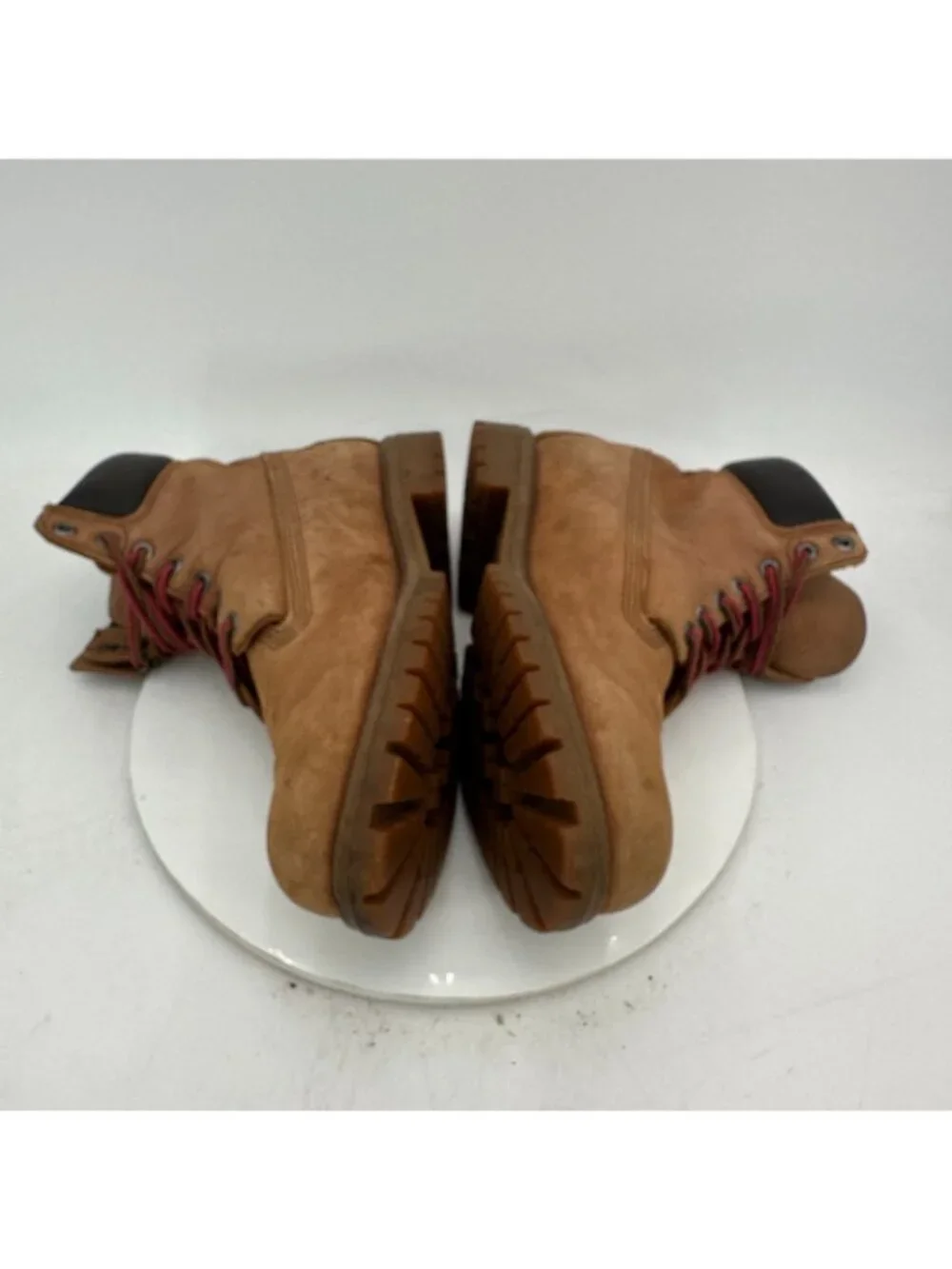 Timberland Premium 6-Inch Men Size 12M Wheat Nubuck Waterproof Leather Boot